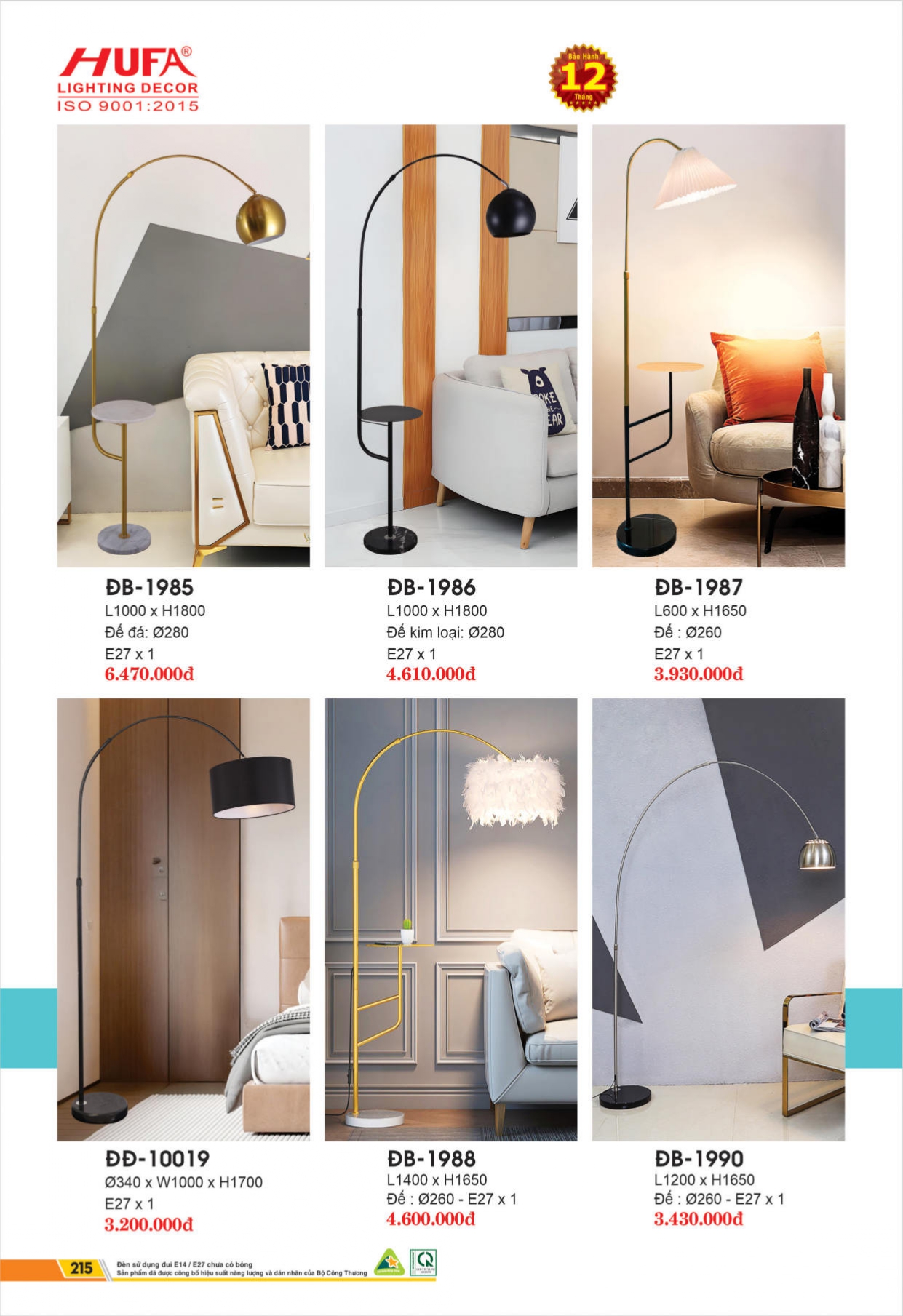 Bảng giá đèn LED HUFA 2026